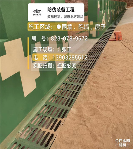 安徽 例如在抖音上有“迷彩墙，外围墙面挡 - 星空数码迷彩漆施工队